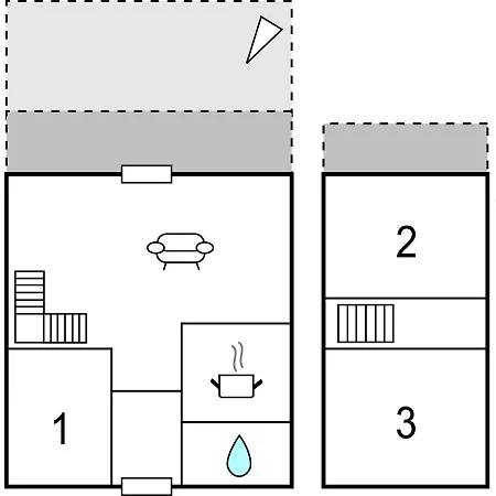 Дом отдыха In Nykbing Sj With 3 Bedrooms And Wifi
